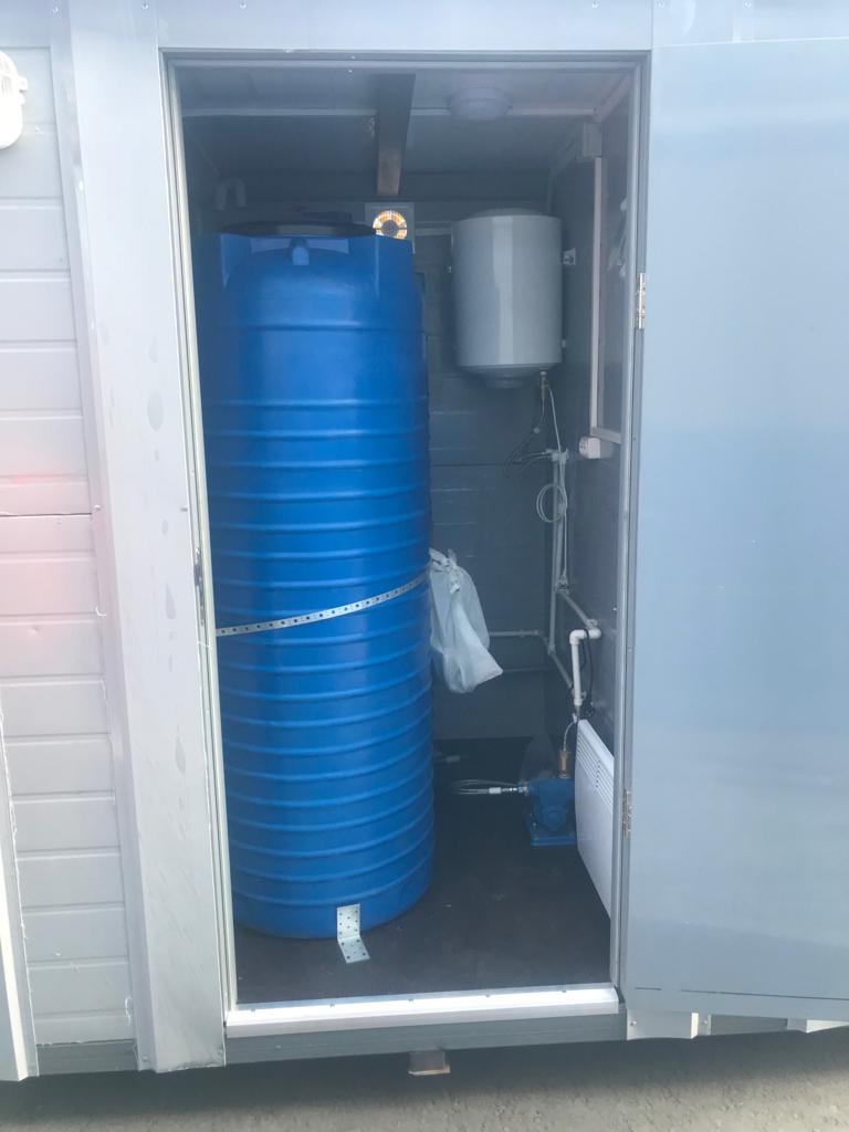 Автономный туалетный модуль ЭКОС-5 (тройной) (фото 6) в Мытищах